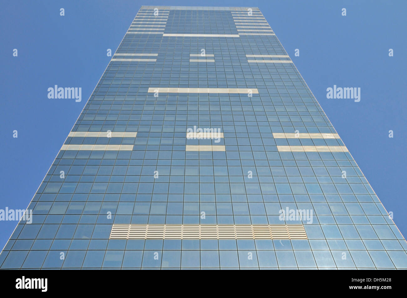 Tour du Midi, edificio più alto in Belgio, la costruzione dell'Unione europea, Bruxelles, Belgio, Europa Foto Stock