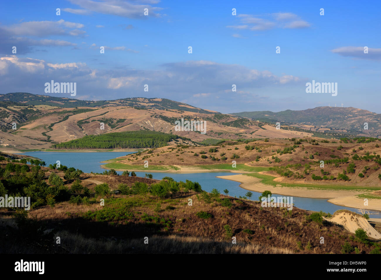 Italia, Basilicata, valle del Sinni, lago Senise Foto Stock