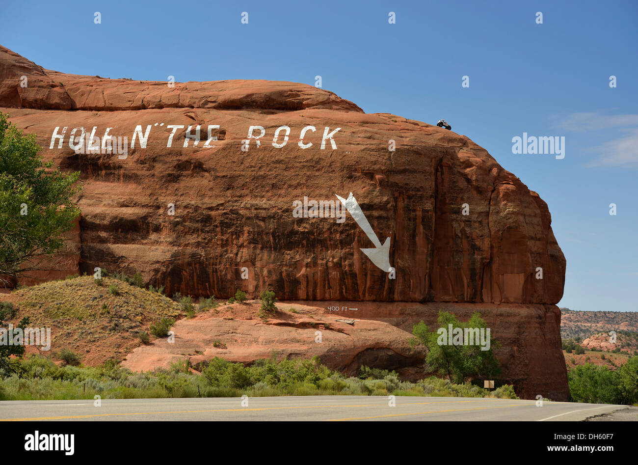 Foro N' la roccia nei pressi di Moab, San Juan County, Utah, Stati Uniti d'America, USA, PublicGround Foto Stock