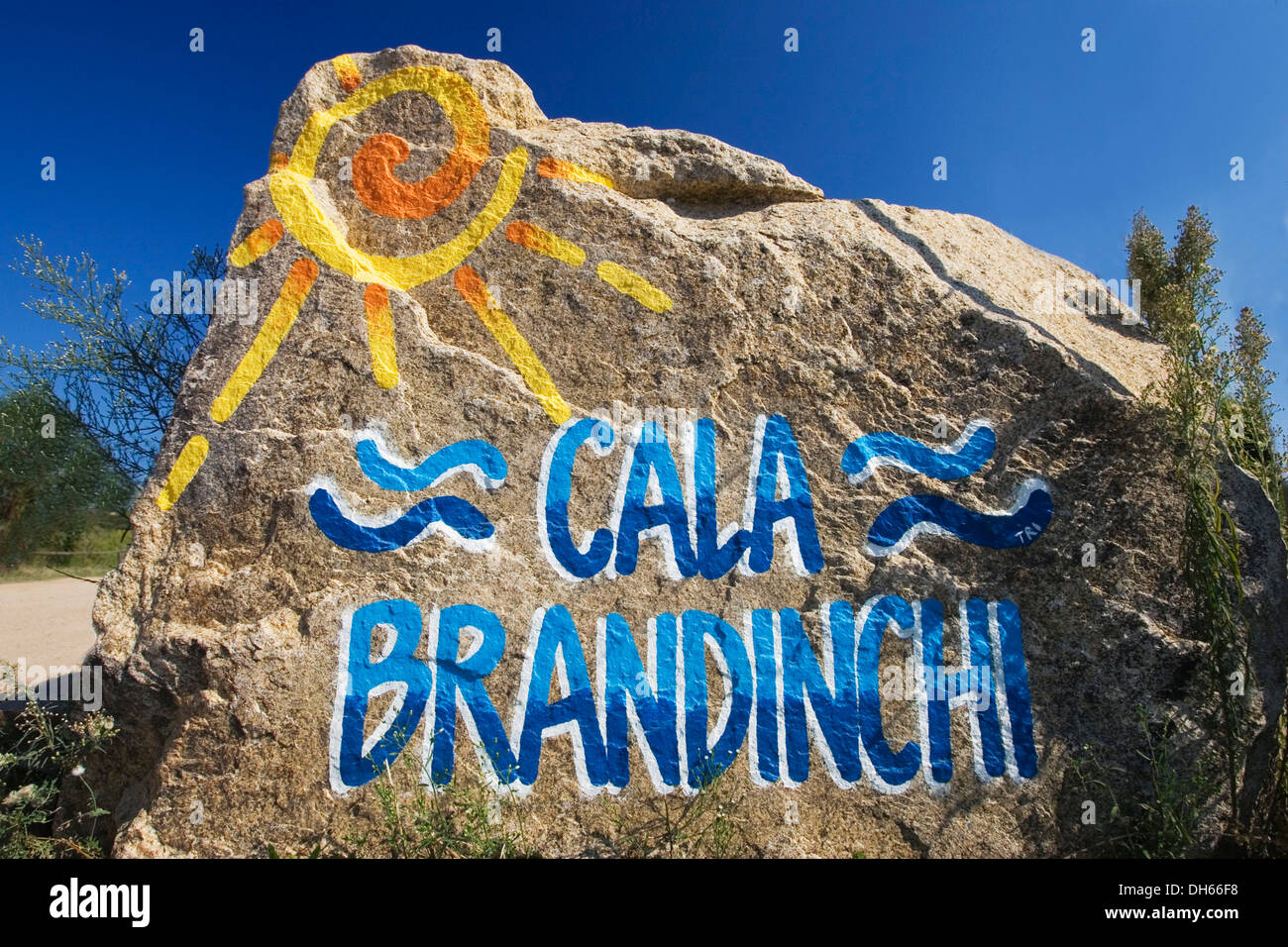 Cala Brandinchi Beach, East Coast, Sardegna, Italia, Europa Foto Stock