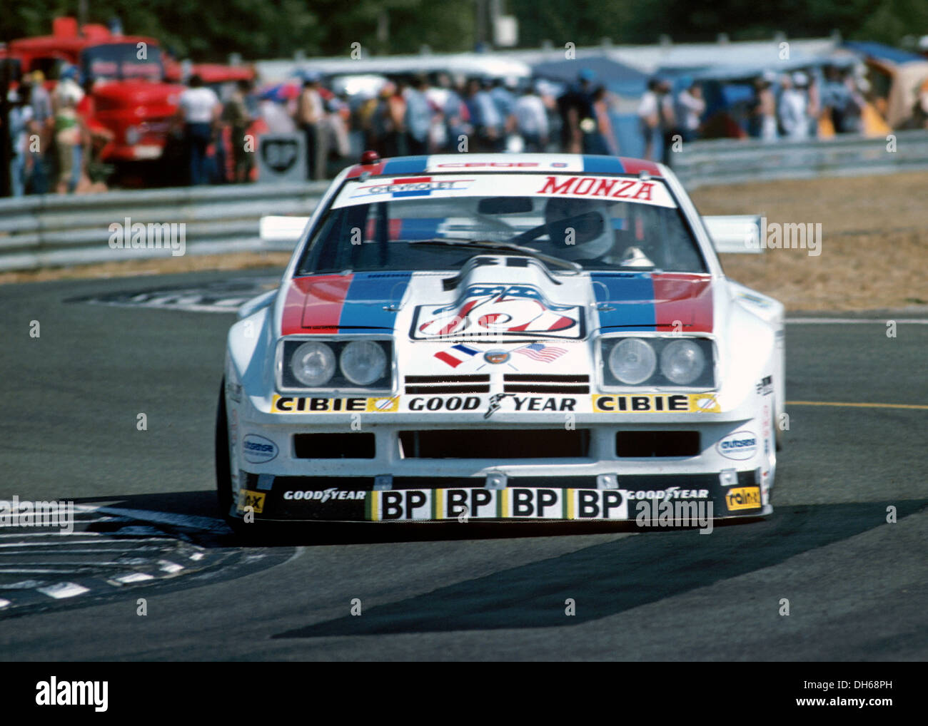 Michael Wachs Keyser-Eddie' Chevrolet Monza Dekon 1006 a Le Mans 24 ore di gara, Francia 13 giugno 1976. Foto Stock