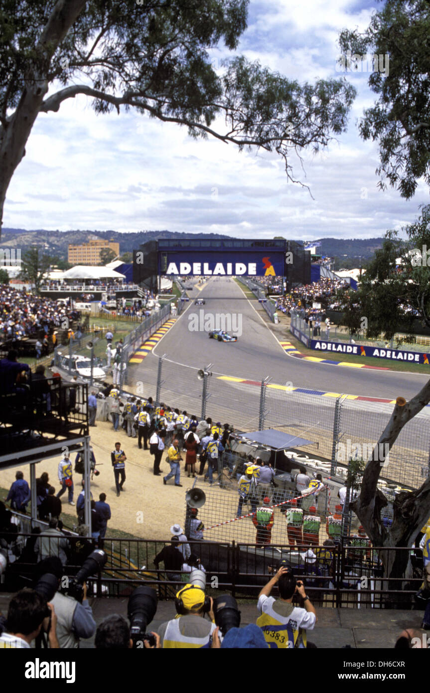 Michael Schumacher alla guida di una Benetton Cosworth B194 al GP di Australia, circuito di Adelaide, Australia del Sud 1994. Foto Stock