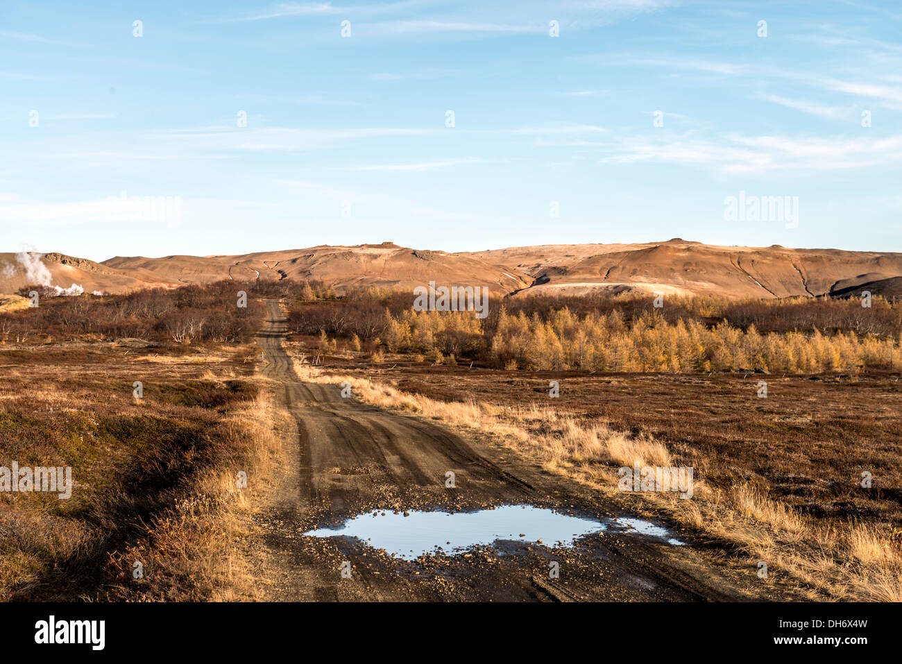 Il paesaggio del nord Europa Islanda Foto Stock