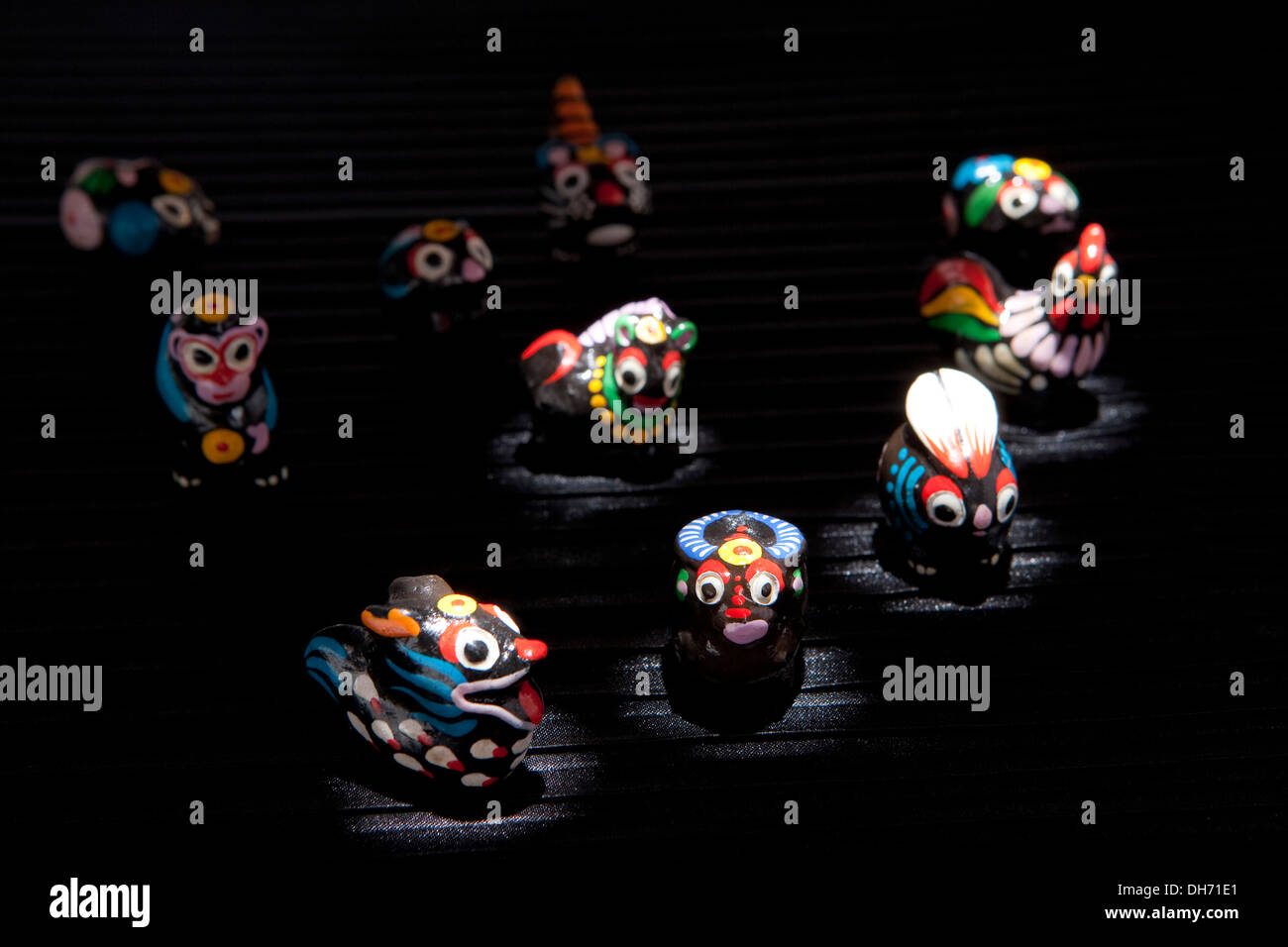 Argilla tradizionale cinese di segno zodiacale Foto Stock