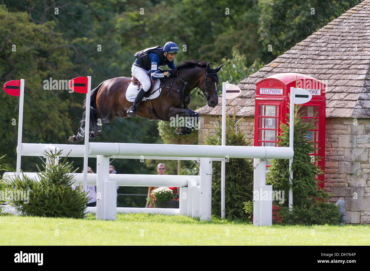 Nuova Zelanda caso pilota Jonathan ( Jock ) Paget e il suo cavallo Clifton promessa di prendere parte alla Burghley Horse Trials Foto Stock