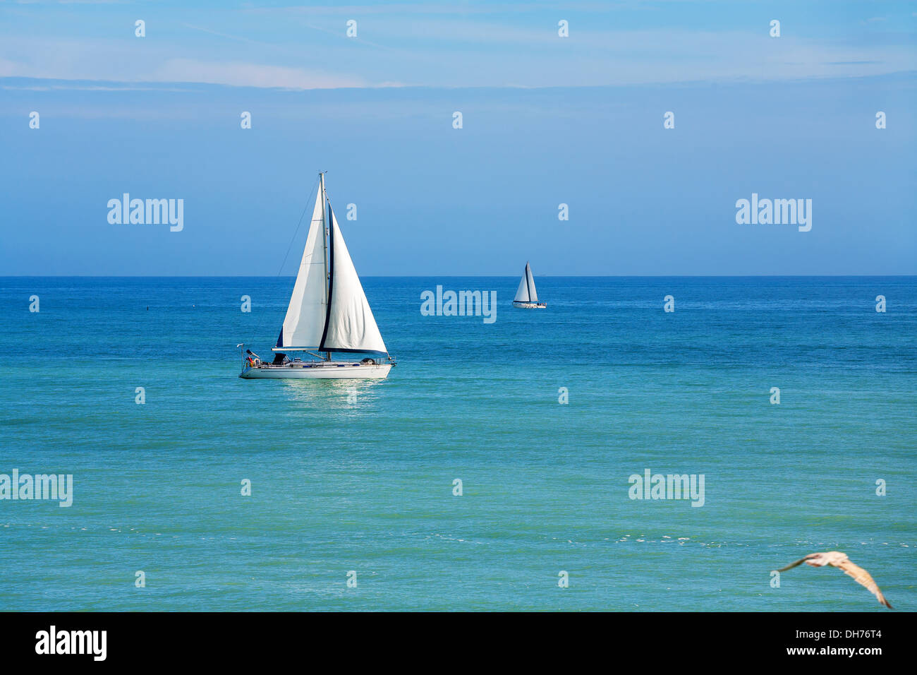 Barche a vela Foto Stock