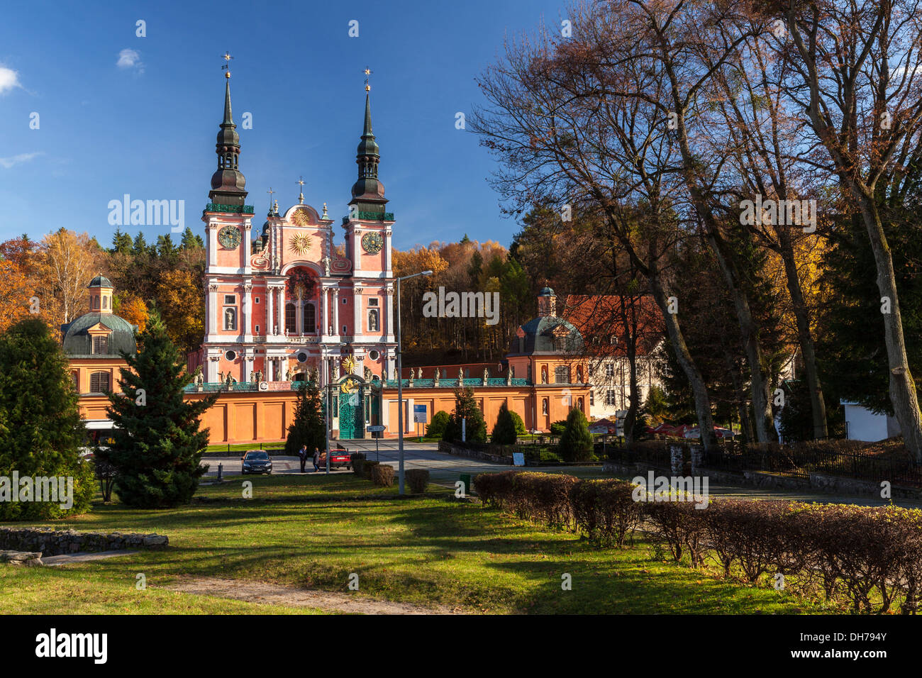 Swieta Lipka (Santo Lime), la barocca chiesa di pellegrinaggio, regione Masuria Polonia Foto Stock