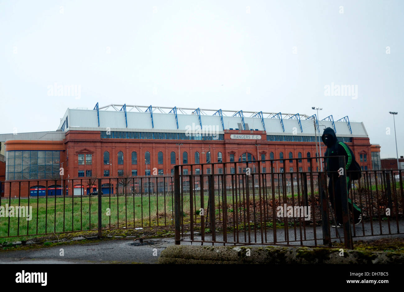 Esterno il Rangers Football Club - Ibrox Stadium Glasgow, Scozia - 16.03.12 Foto Stock