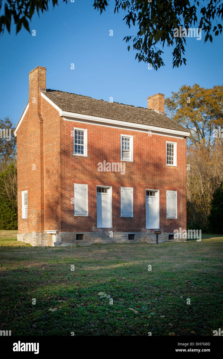 Gordon storico Home (b. 1817-1818) lungo Natchez Trace Parkway, Tennessee, Stati Uniti d'America Foto Stock