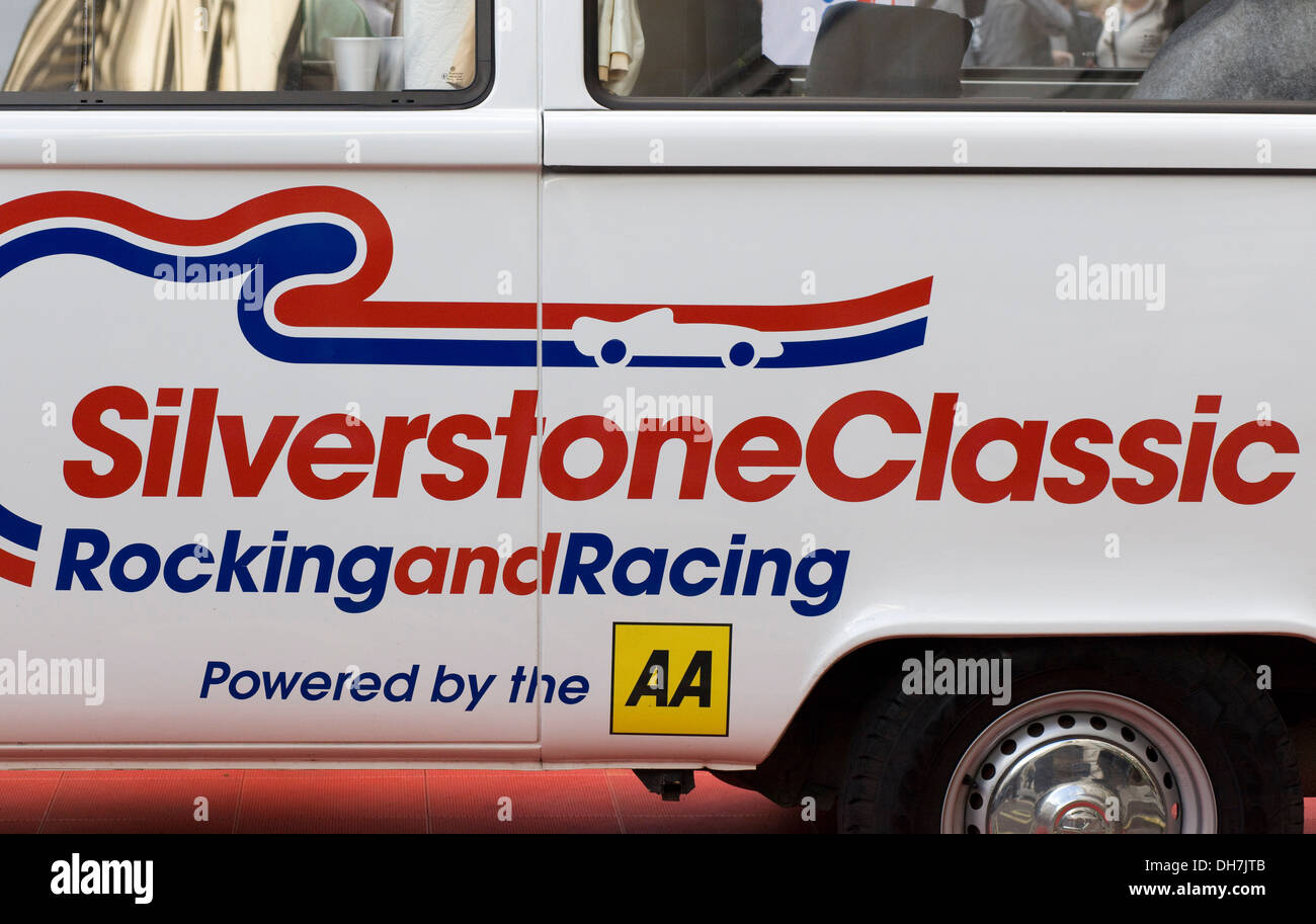 Silverstone basculante Classic & Racing Camper Foto Stock