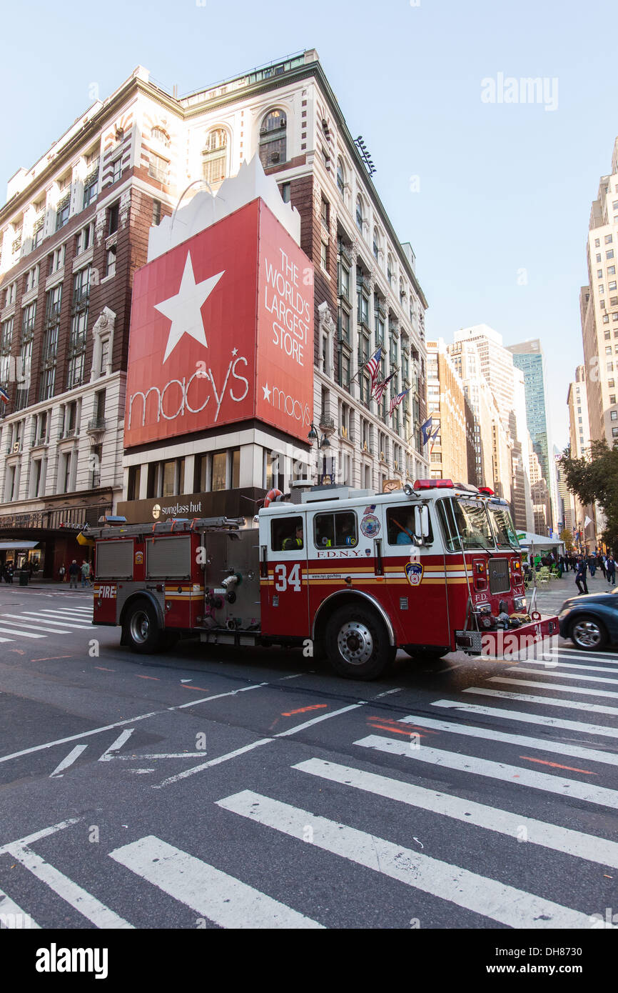 Il magazzino Macy's, Manhattan, New York City, Stati Uniti d'America. Foto Stock