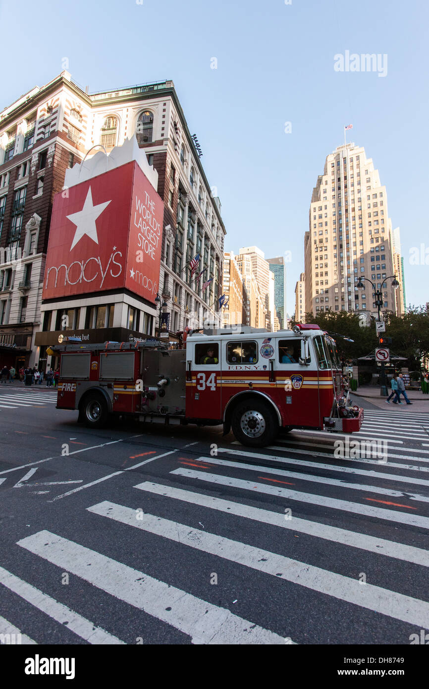 Il magazzino Macy's, Manhattan, New York City, Stati Uniti d'America. Foto Stock