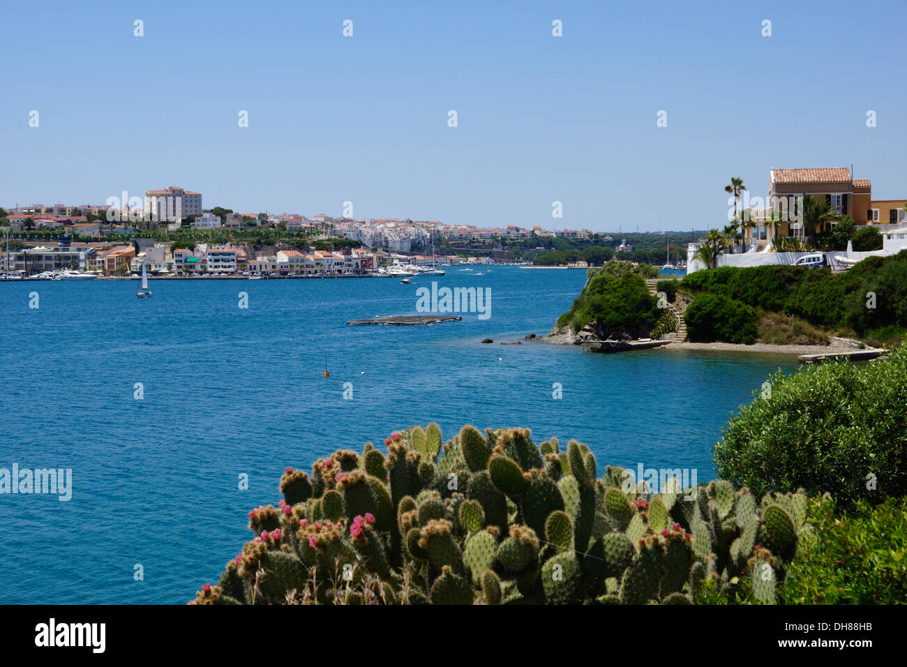 Baia di Mao, Menorca, Spagna Foto Stock