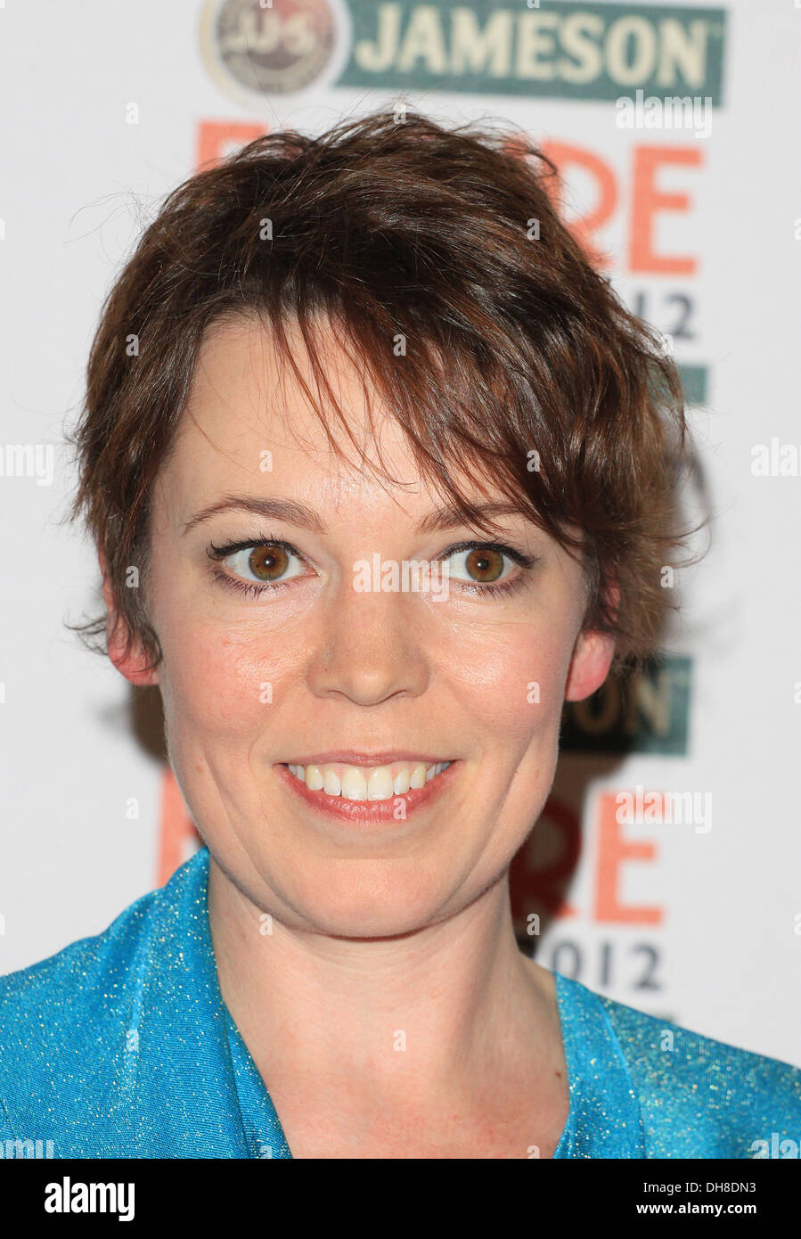 Olivia Colman l'Empire Film Awards 2012- Press Room di Londra - Inghilterra - 25.03.12 Foto Stock