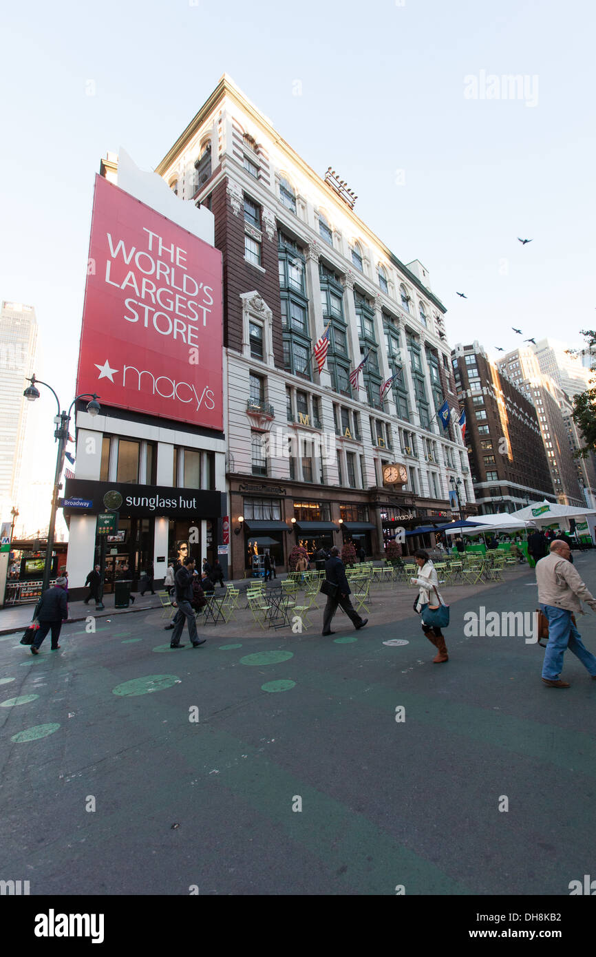 Il magazzino Macy's, Manhattan, New York City, Stati Uniti d'America. Foto Stock