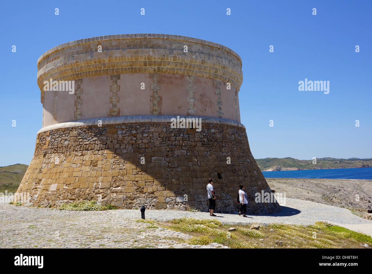 Torre de Fornells, Fornells Menorca, Spagna Foto Stock