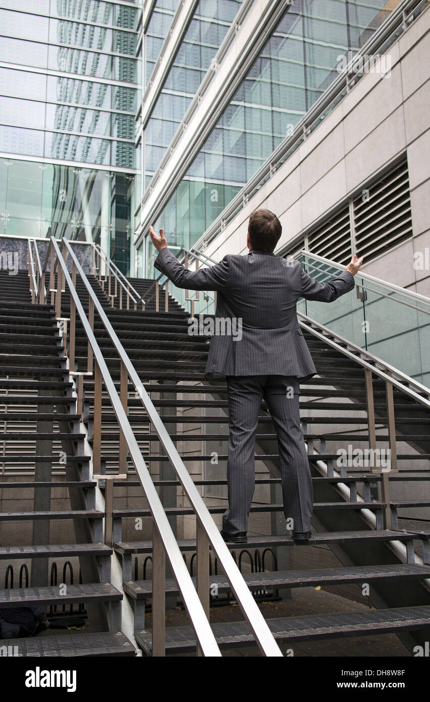 Business man in città Foto Stock