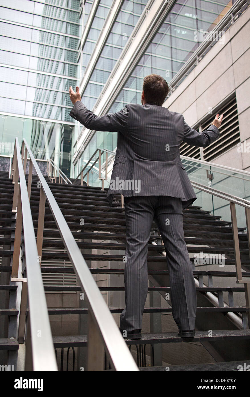 Business man in città Foto Stock