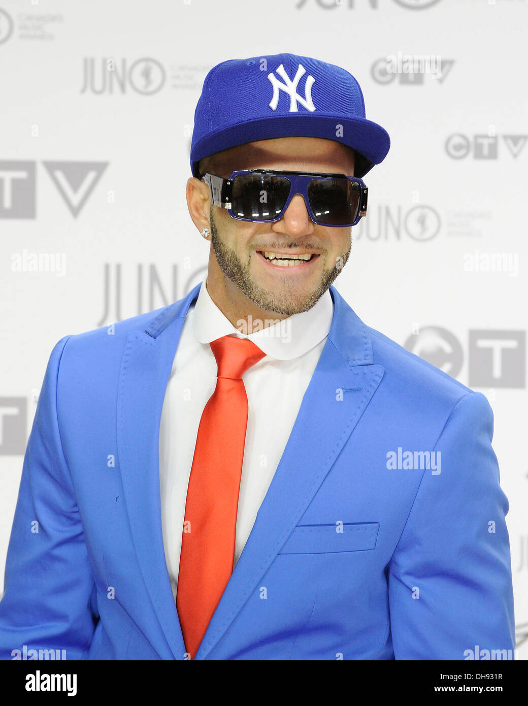 Karl Wolf 2012 Juno Awards arrivo al Scotiabank Place. Ottawa, Canada - 01.04.12 Foto Stock