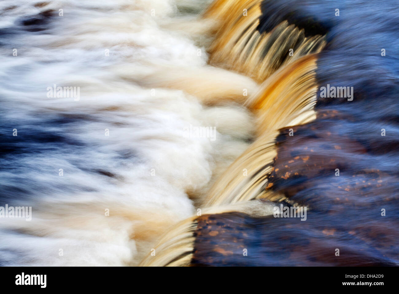 Cascata a Hull in pentola Beck Horton in Ribblesdale Yorkshire Dales Inghilterra Foto Stock
