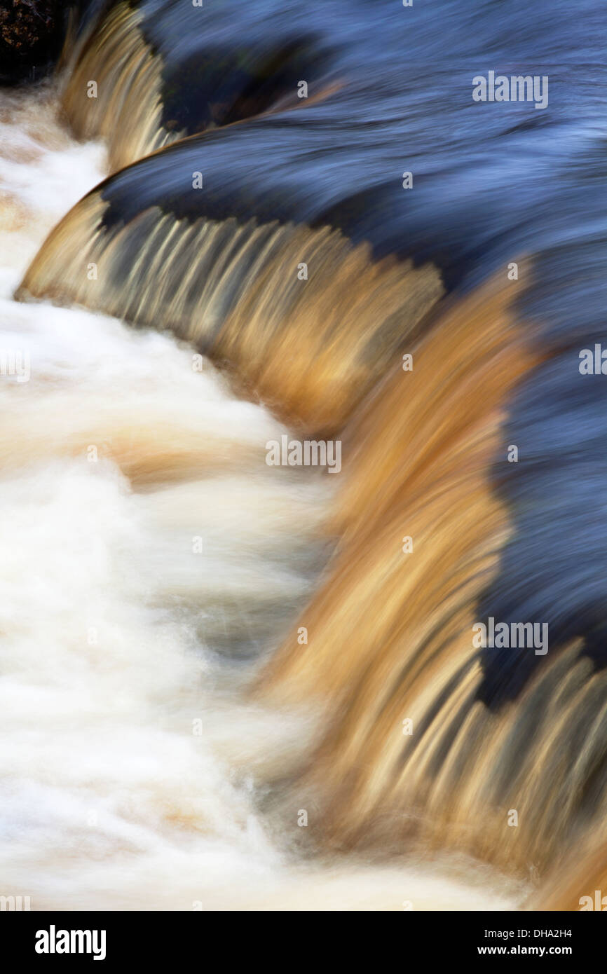 Cascata a Hull in pentola Beck Horton in Ribblesdale Yorkshire Dales Inghilterra Foto Stock
