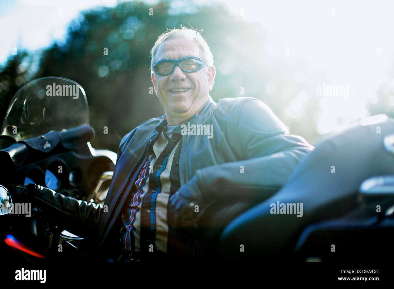 Ottenere il vostro motore in funzione, la testa fuori dall'autostrada, in cerca di avventura, o qualunque altra cosa deriva il nostro modo. Yeah, verso il basso e andare... Foto Stock