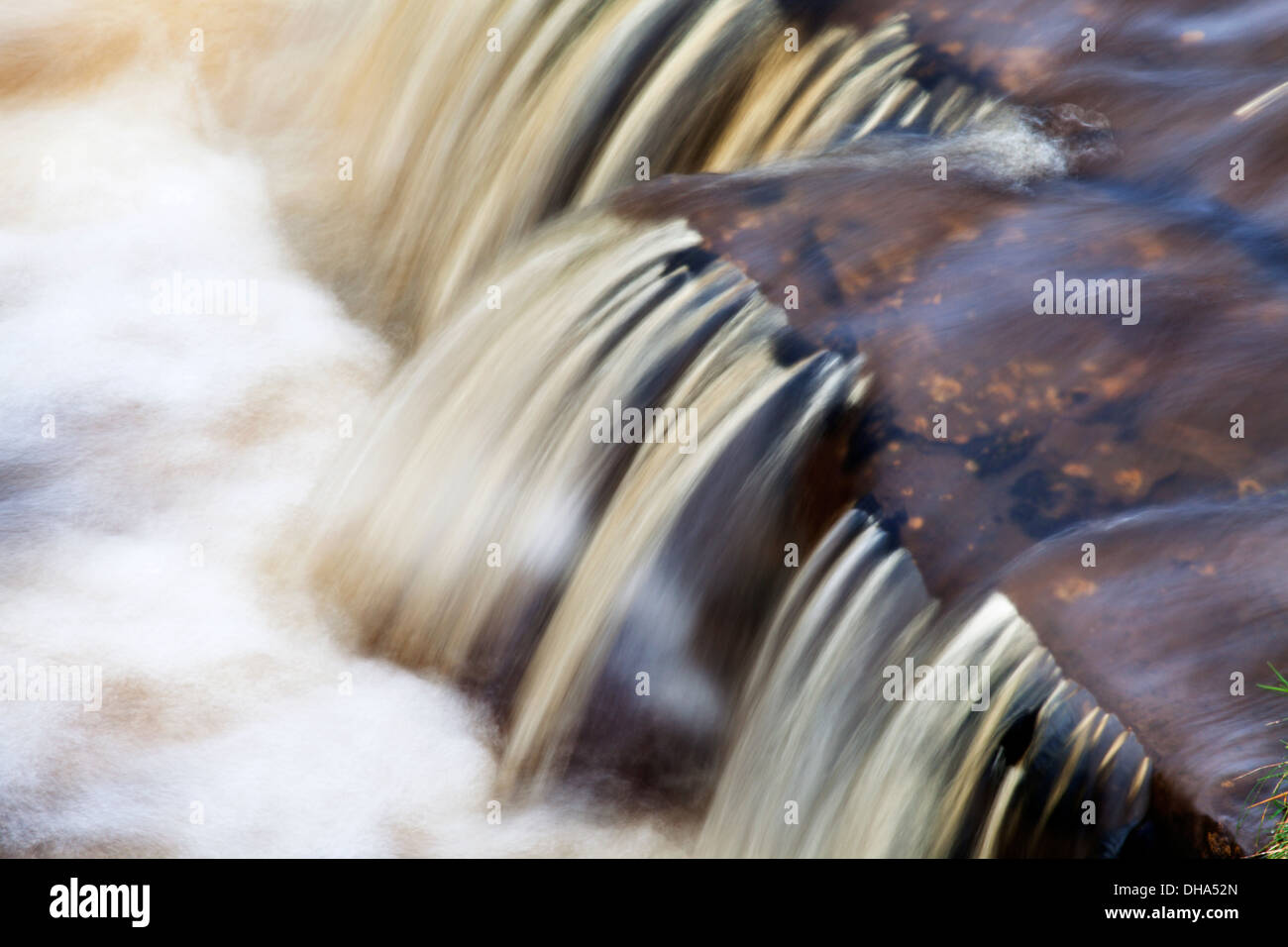 Cascata a Hull in pentola Beck Horton in Ribblesdale Yorkshire Dales Inghilterra Foto Stock