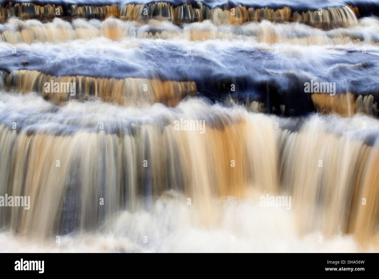 Cascata a Hull in pentola Beck Horton in Ribblesdale Yorkshire Dales Inghilterra Foto Stock