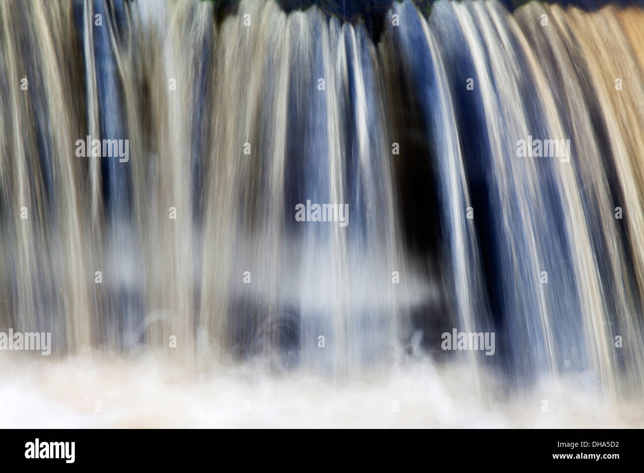 Cascata a Hull in pentola Beck Horton in Ribblesdale Yorkshire Dales Inghilterra Foto Stock