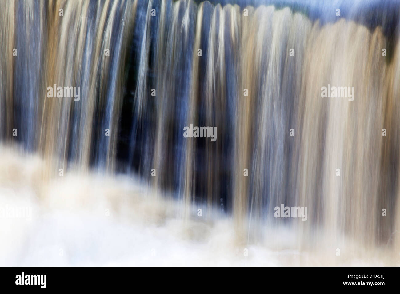 Cascata a Hull in pentola Beck Horton in Ribblesdale Yorkshire Dales Inghilterra Foto Stock
