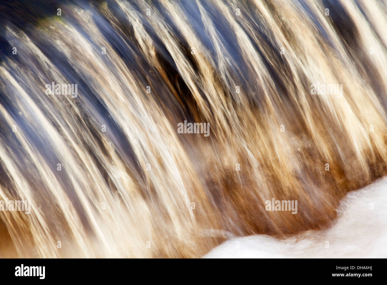 Cascata a Hull in pentola Beck Horton in Ribblesdale Yorkshire Dales Inghilterra Foto Stock