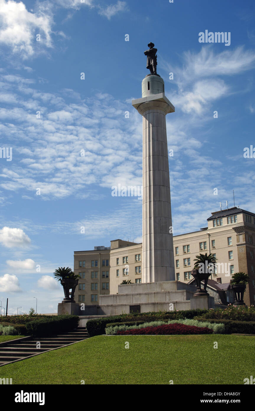 Robert E. Lee (1807-1870). Carriera americana ufficiale militare. Monumento. Costruito nel 1884. New Orleans. Stato di, Luisiana. Stati Uniti d'America. Foto Stock