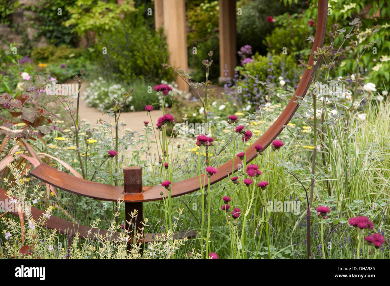 Chelsea Flower Show 2013, M&G centenario, Designer Roger Platts. Medaglia d'oro. Foto Stock