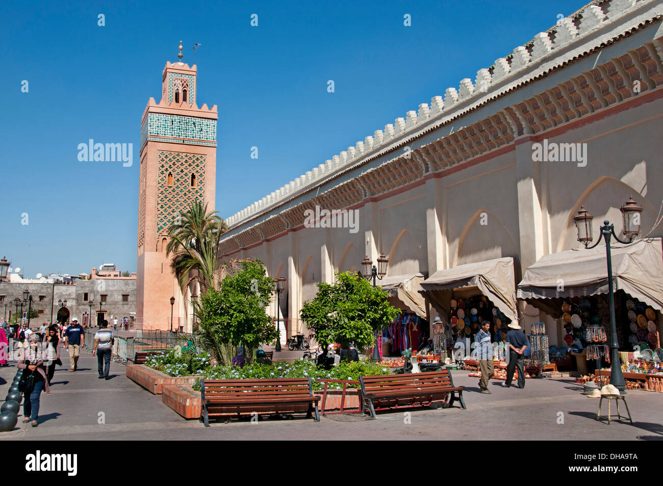 Moschea de la Kasbah marrakech marocco islam musulmani Foto Stock