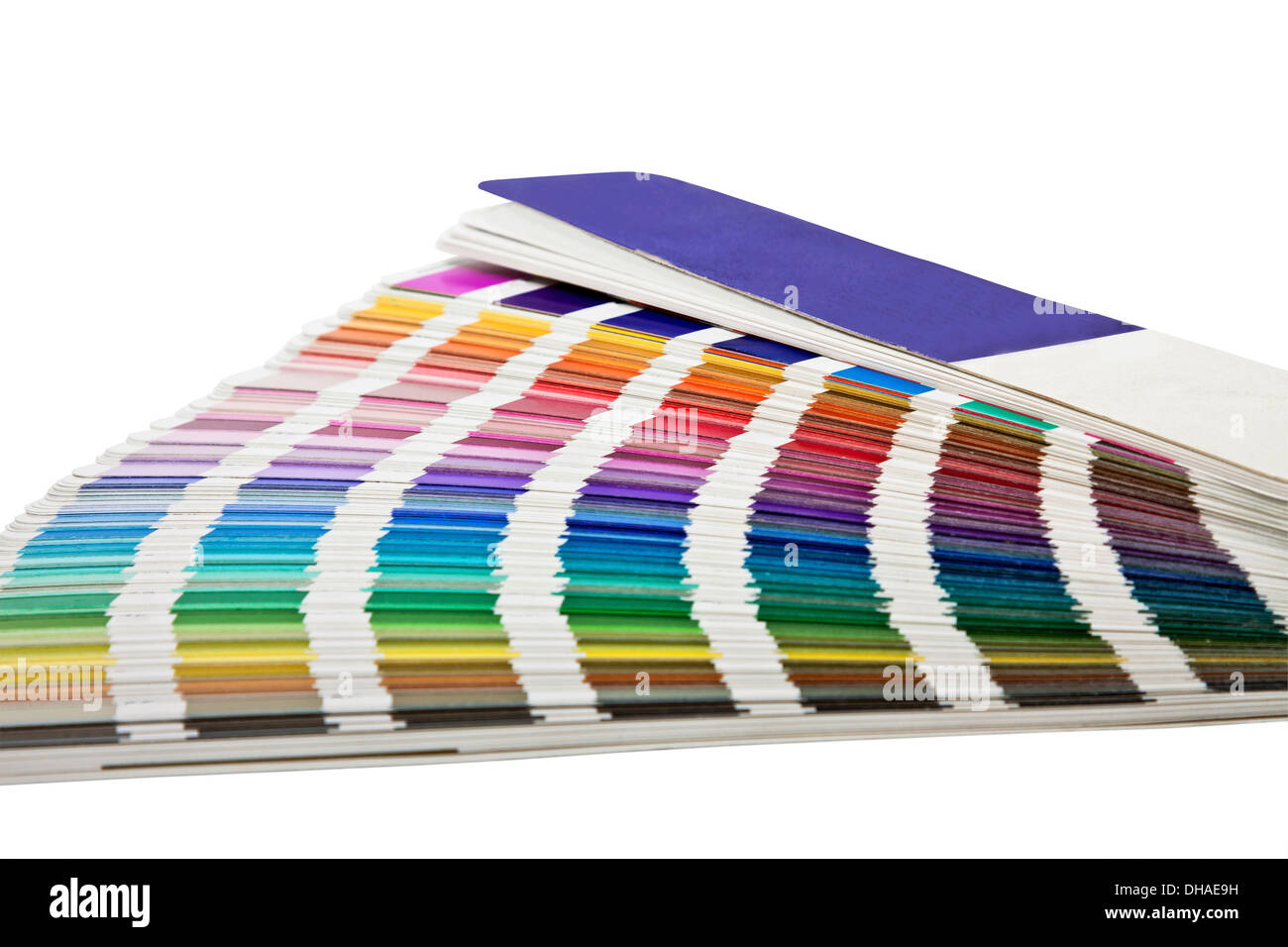 Aprire la scala di colore in posizione orizzontale Foto Stock