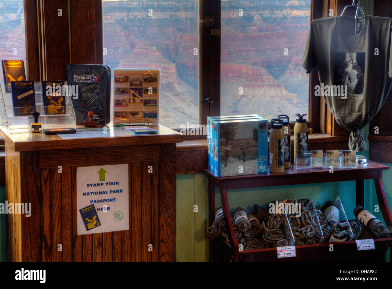 Storico Studio Kolb, South Rim, il Parco Nazionale del Grand Canyon, AZ Foto Stock