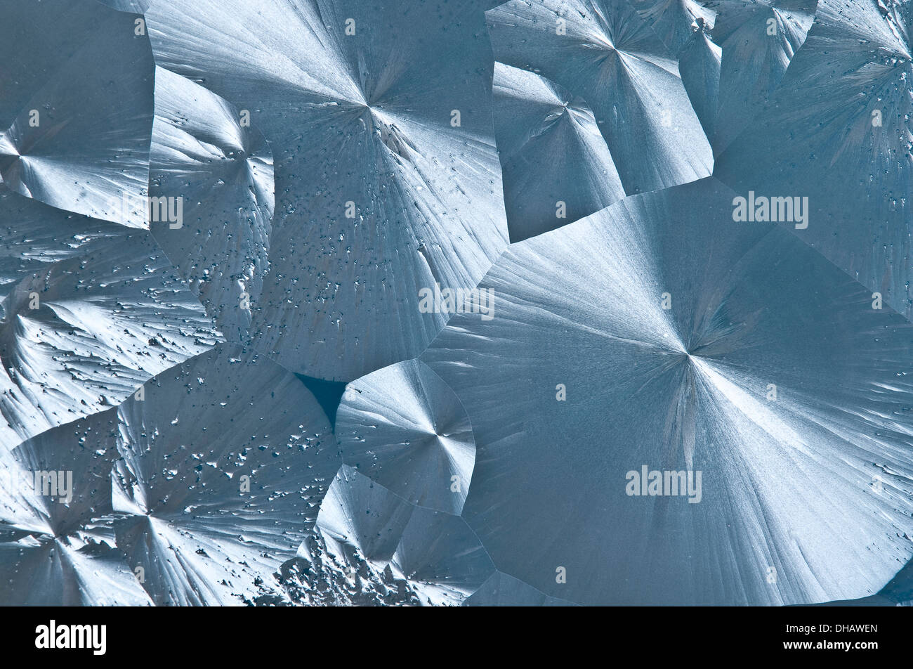 Texture di ghiaccio la fotografia macro Foto Stock