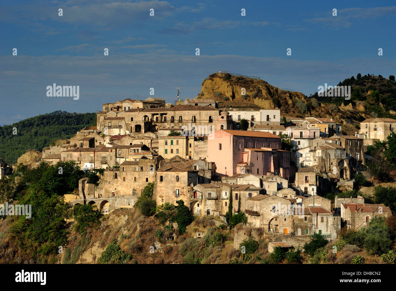 Italia, Basilicata, Tursi, l'antico villaggio arabo chiamato Rabatana Foto Stock