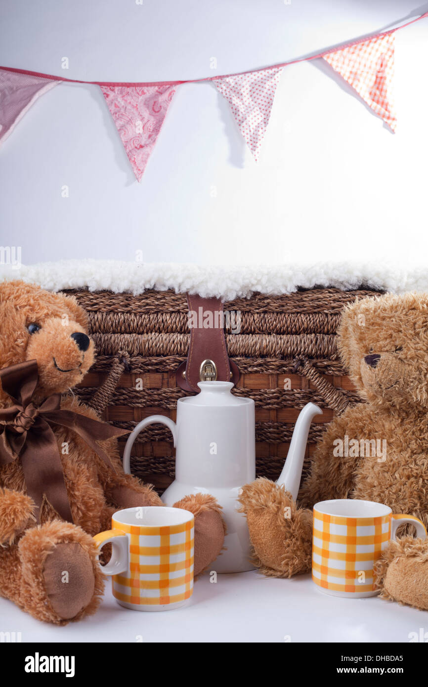 Teddy bear picnic Foto Stock