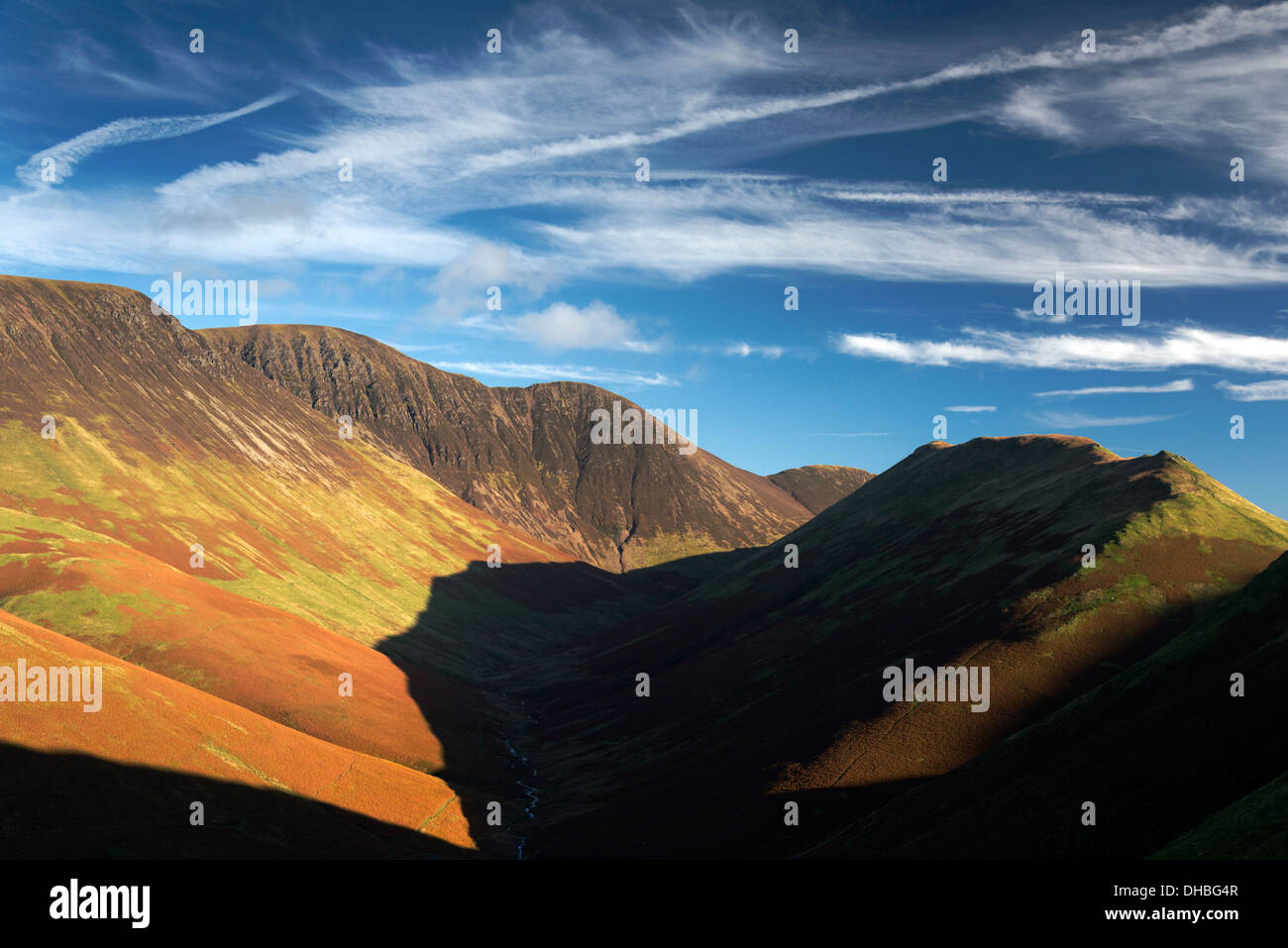 Newlands Valley Lake District paesaggio Cumbria Regno Unito Foto Stock