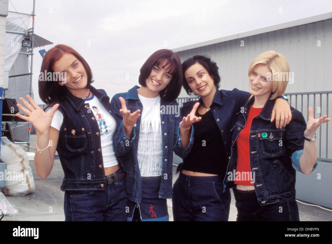 BEWITCHED ragazza irlandese gruppo nel 1999. Foto Stock