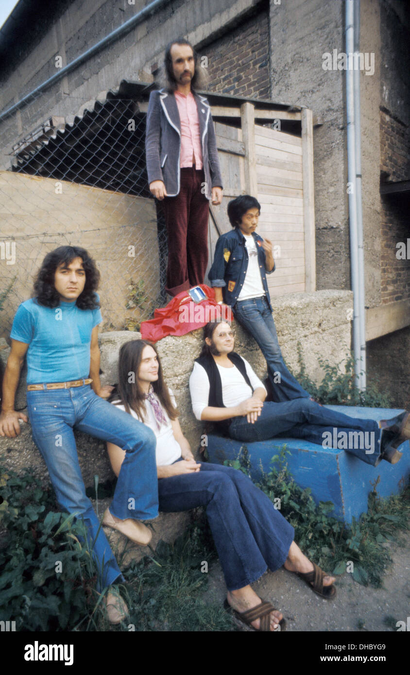 Può il tedesco del gruppo rock circa 1970 Foto Stock