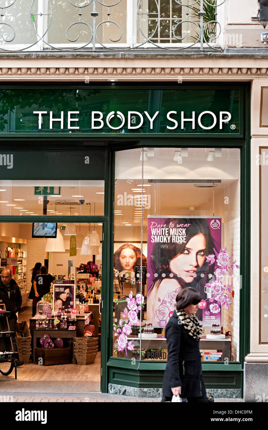 Il body shop Birmingham cosmetici Foto stock - Alamy