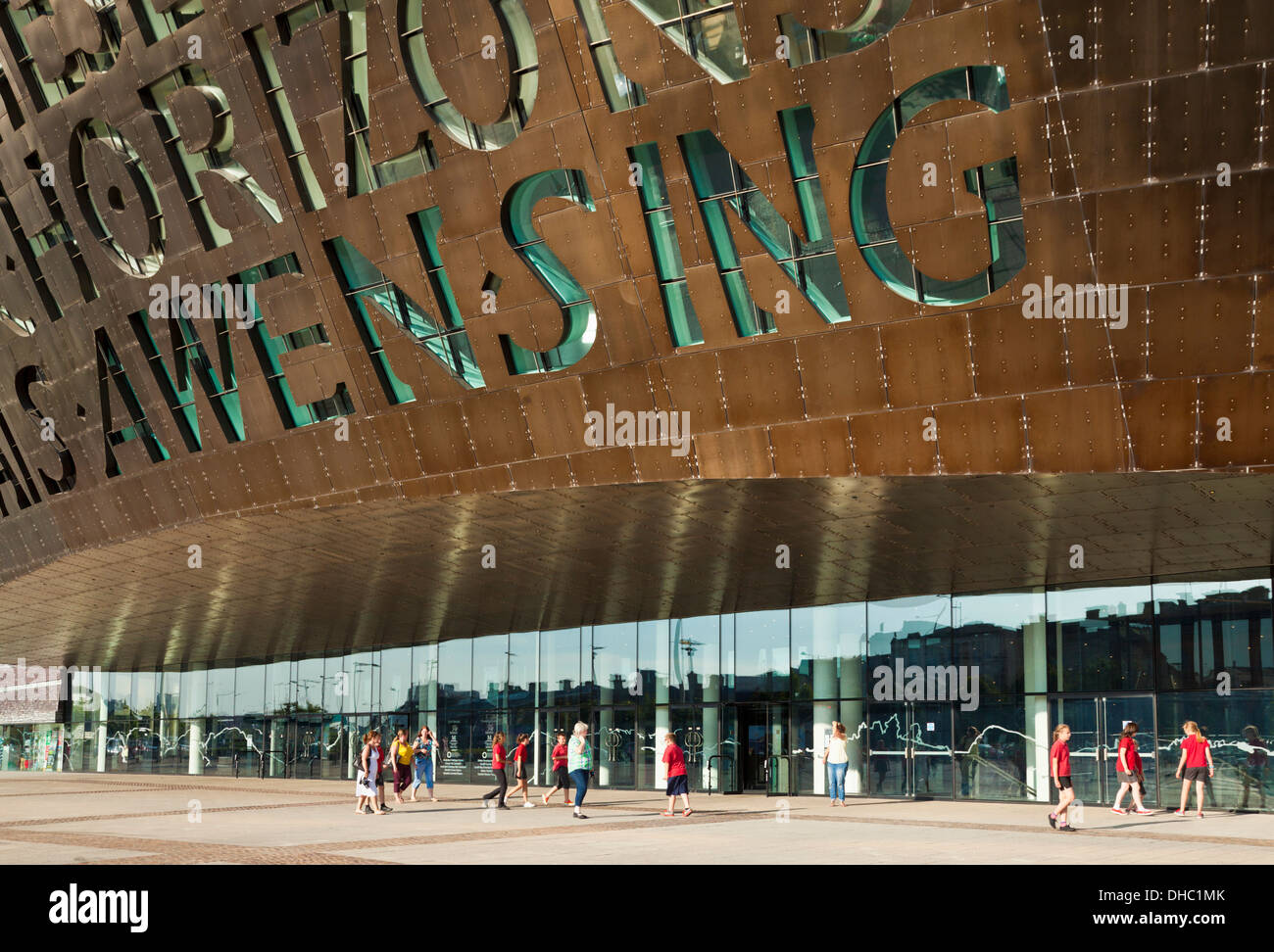 Wales Millennium Centre Cardiff Bay South Glamorgan Wales UK GB EU Europe Foto Stock