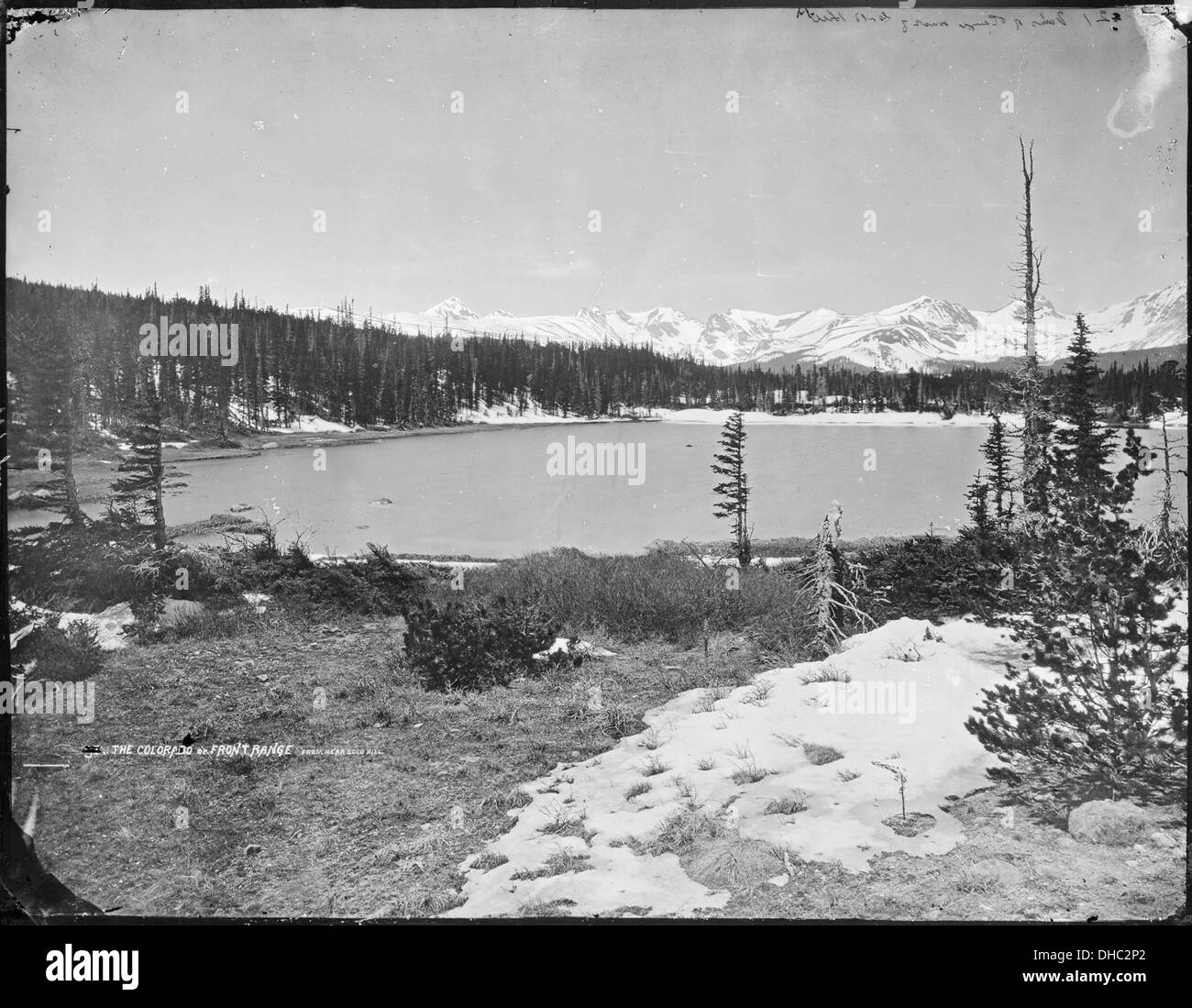 Gamma anteriore delle Montagne Rocciose, Colorado, di Bald Mountain, vicino Ward. 517673 Foto Stock