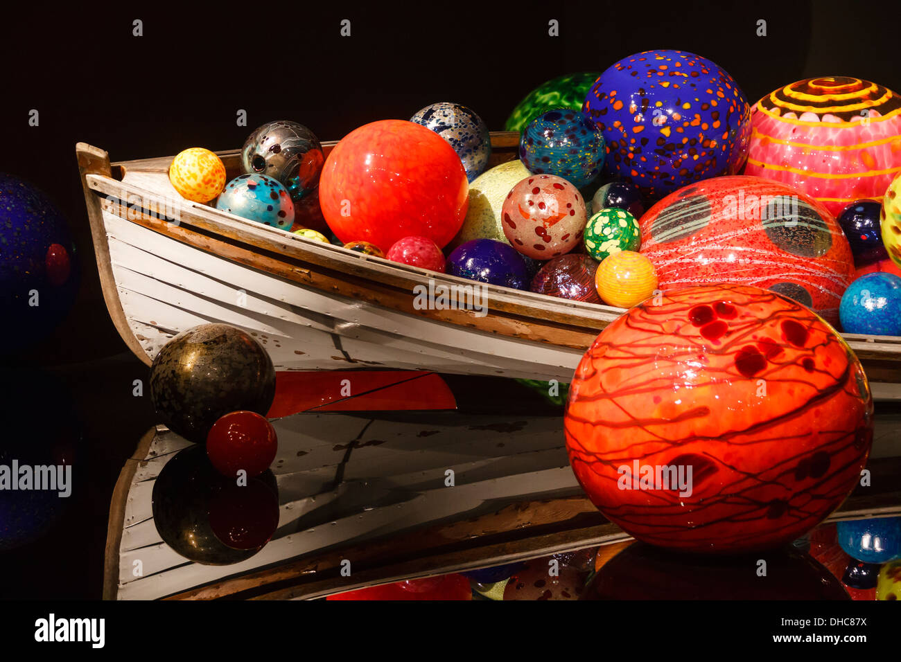 Chihuly Garden e vetro, Seattle Center, Seattle, Washington Foto Stock