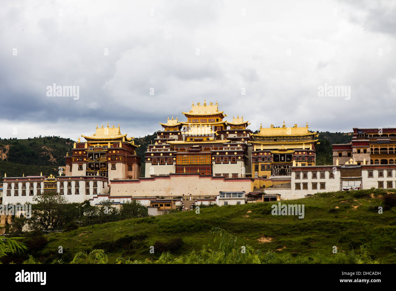 Monastero Songzanlin, Shangri-La, Cina Foto Stock