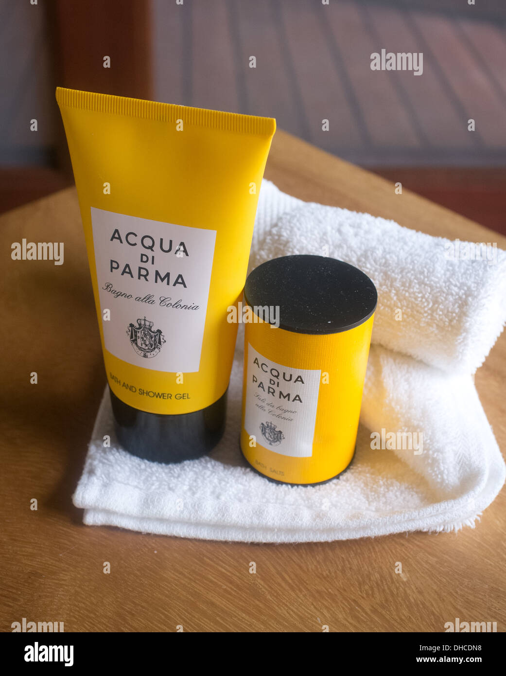 Acqua di Parma prodotti al Four Seasons Costa Rica Foto Stock