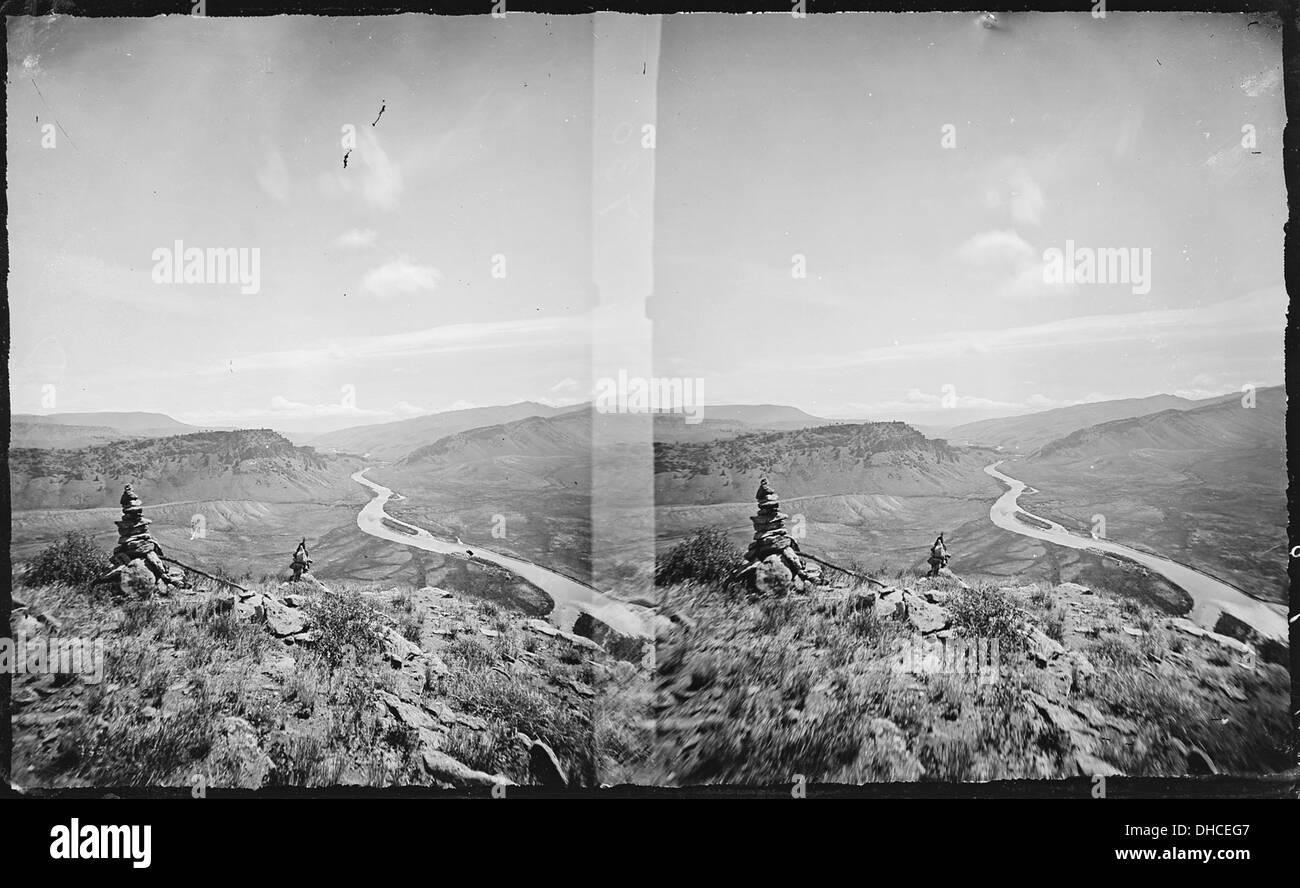 Vista est da hot springs, Middle Park. Grand County, Colorado. 517542 Foto Stock