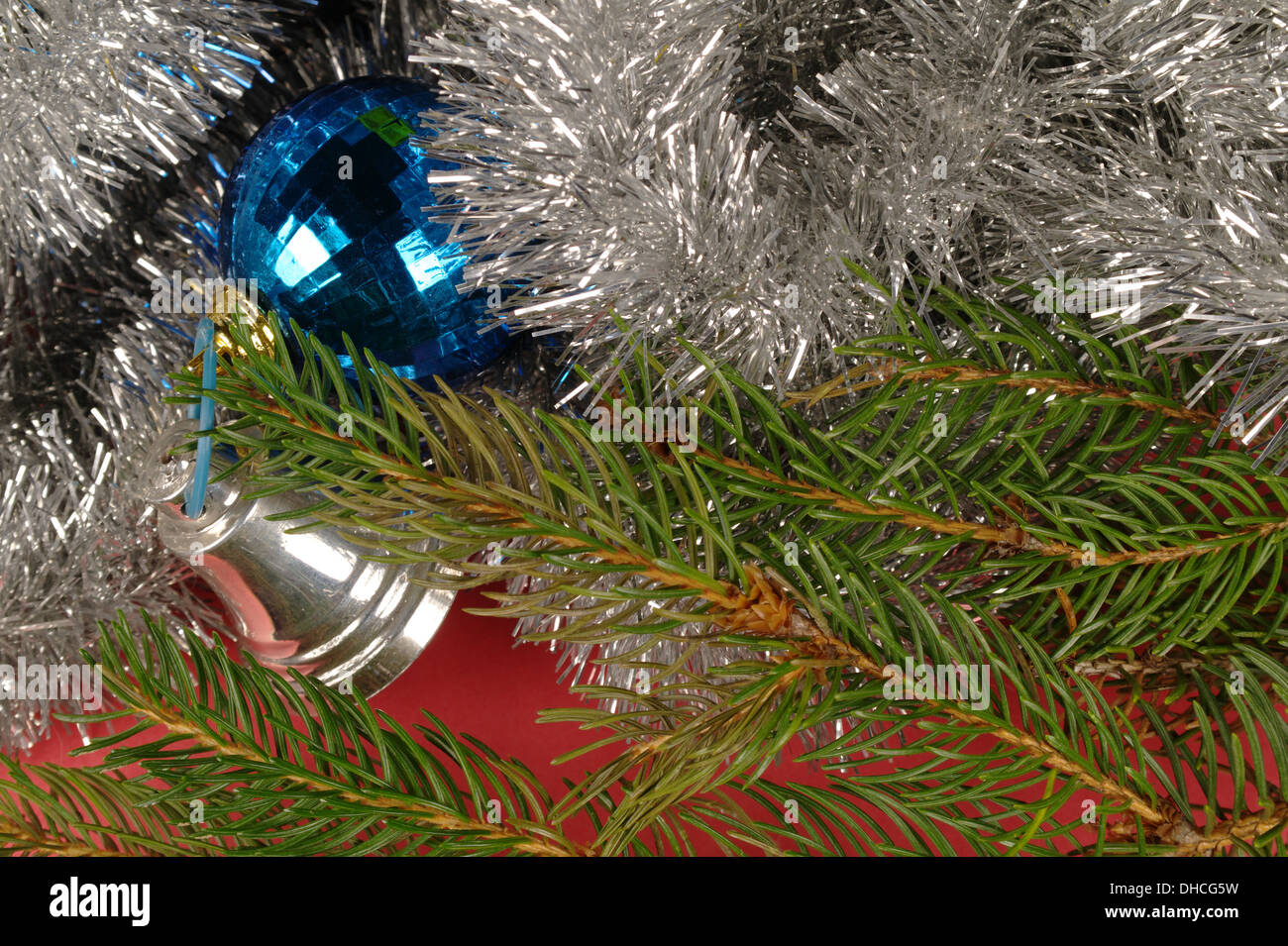 Decorazione per albero di natale Foto Stock